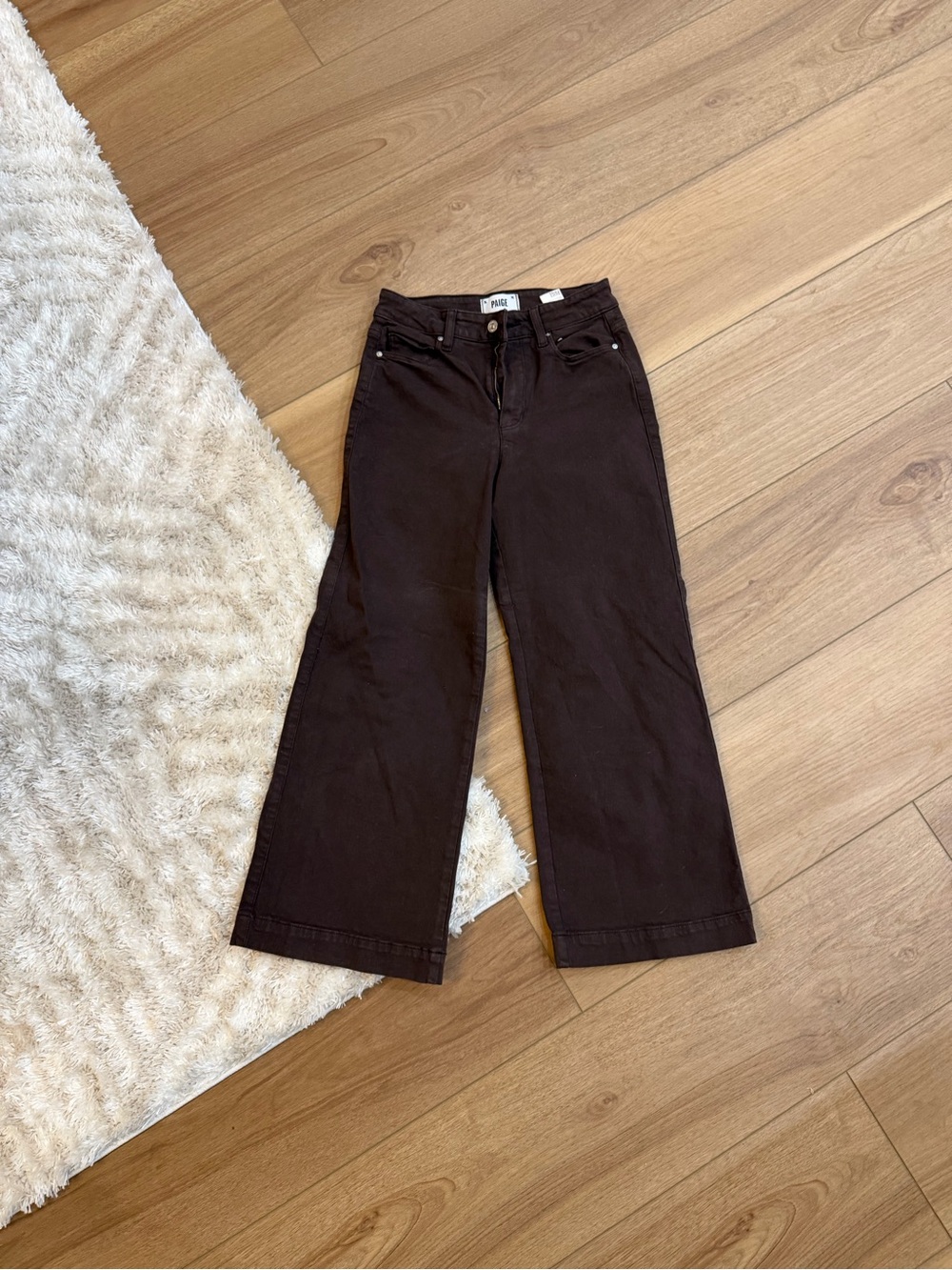 Paige Anessa chocolate brown pants